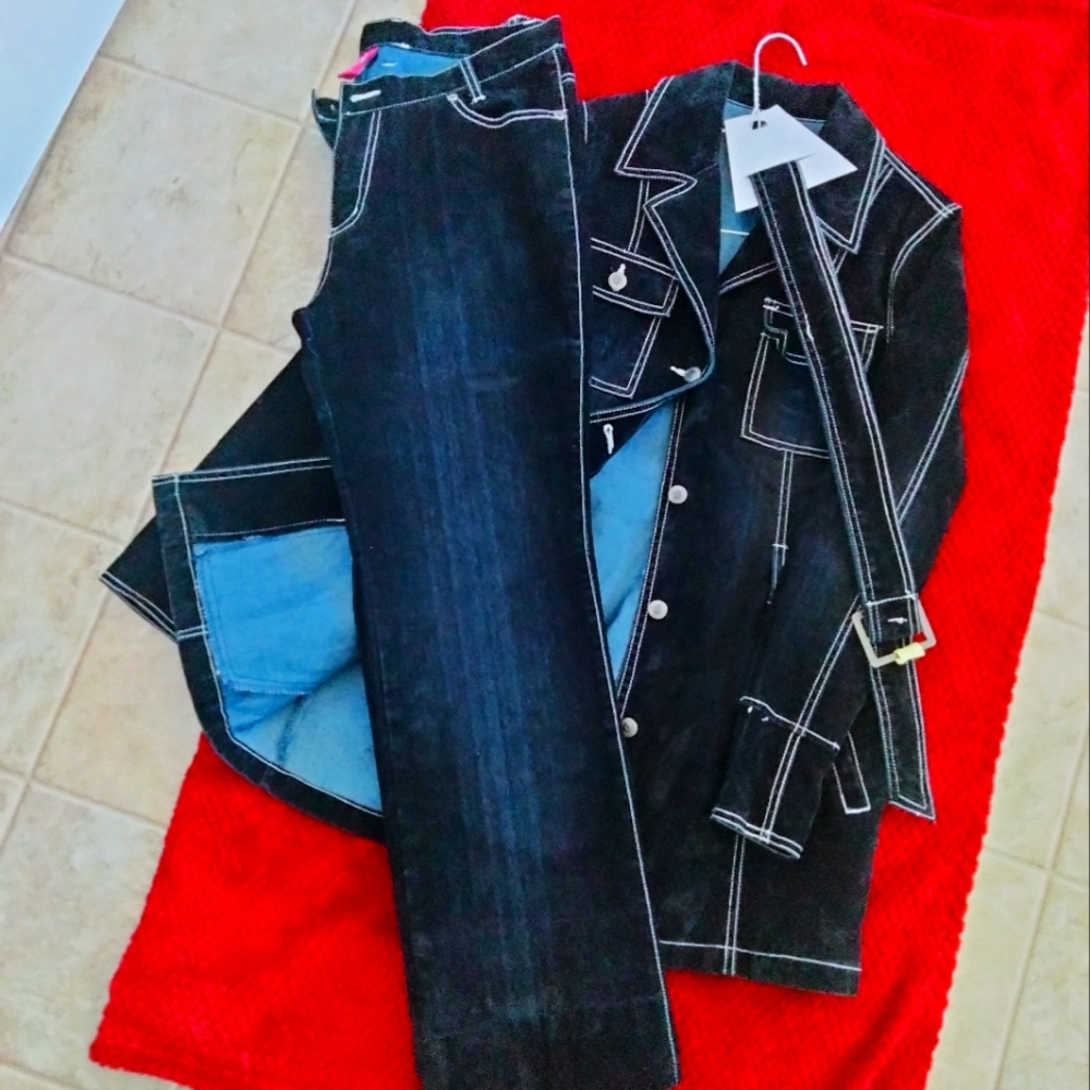 Velvet pant set